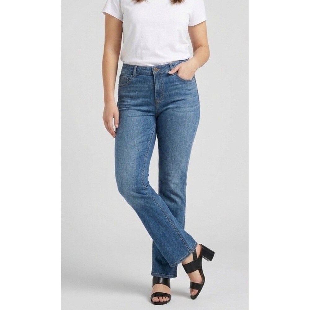 Levi's Womens 16M Classic Bootcut Jeans Medium Wash Stretch Denim W37xL30.5